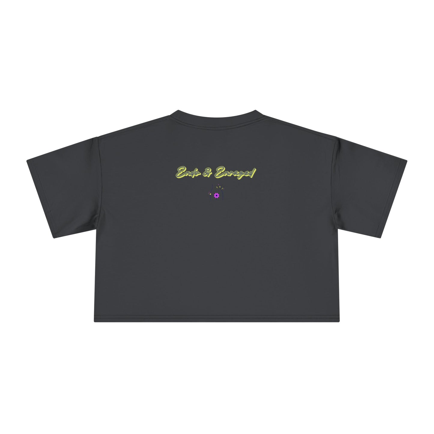 Endo Humor Cropped T-Shirt β Witch These Cramps Are Brew-tal! Funny Period Awareness Tee for Women