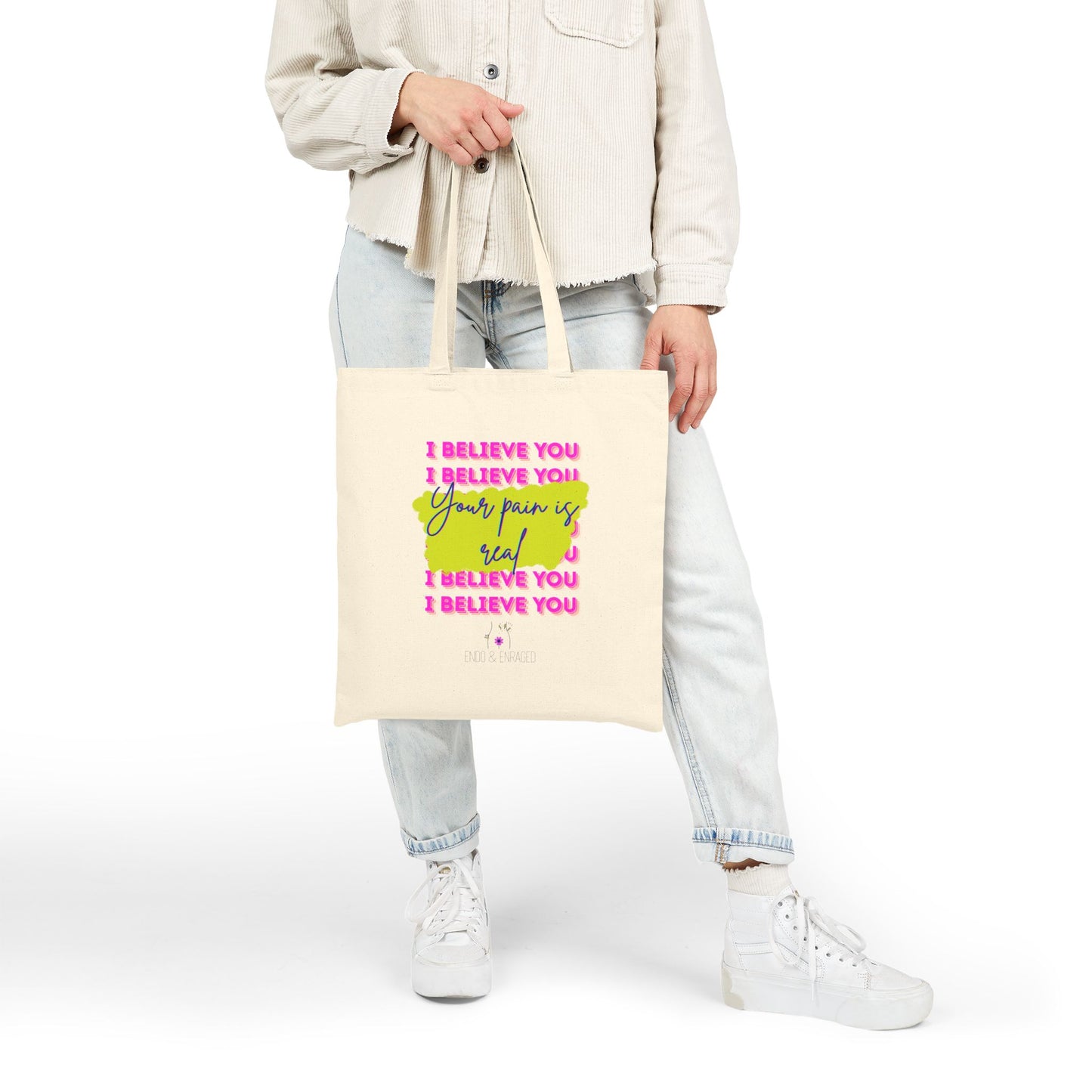 Cotton Canvas Tote Bag
