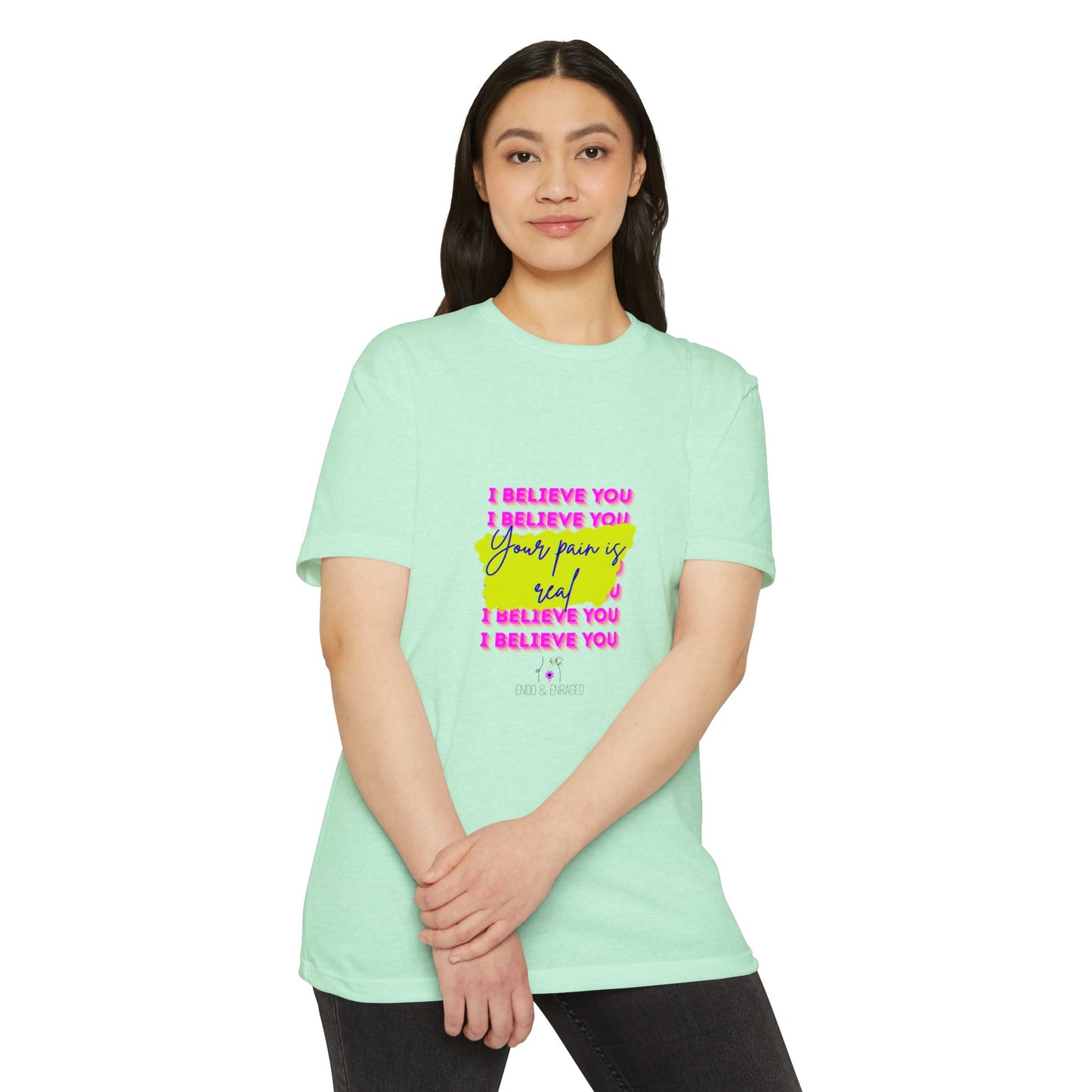 Chronic illness support - Unisex Jersey T-shirt - endometriosis awareness