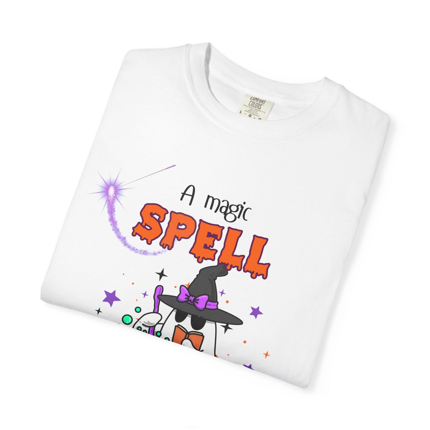 Magic Spell T-Shirt, Funny Halloween Tee, Unisex Witch Shirt, Gift for Her, Spooky Vibes, Casual Wear
