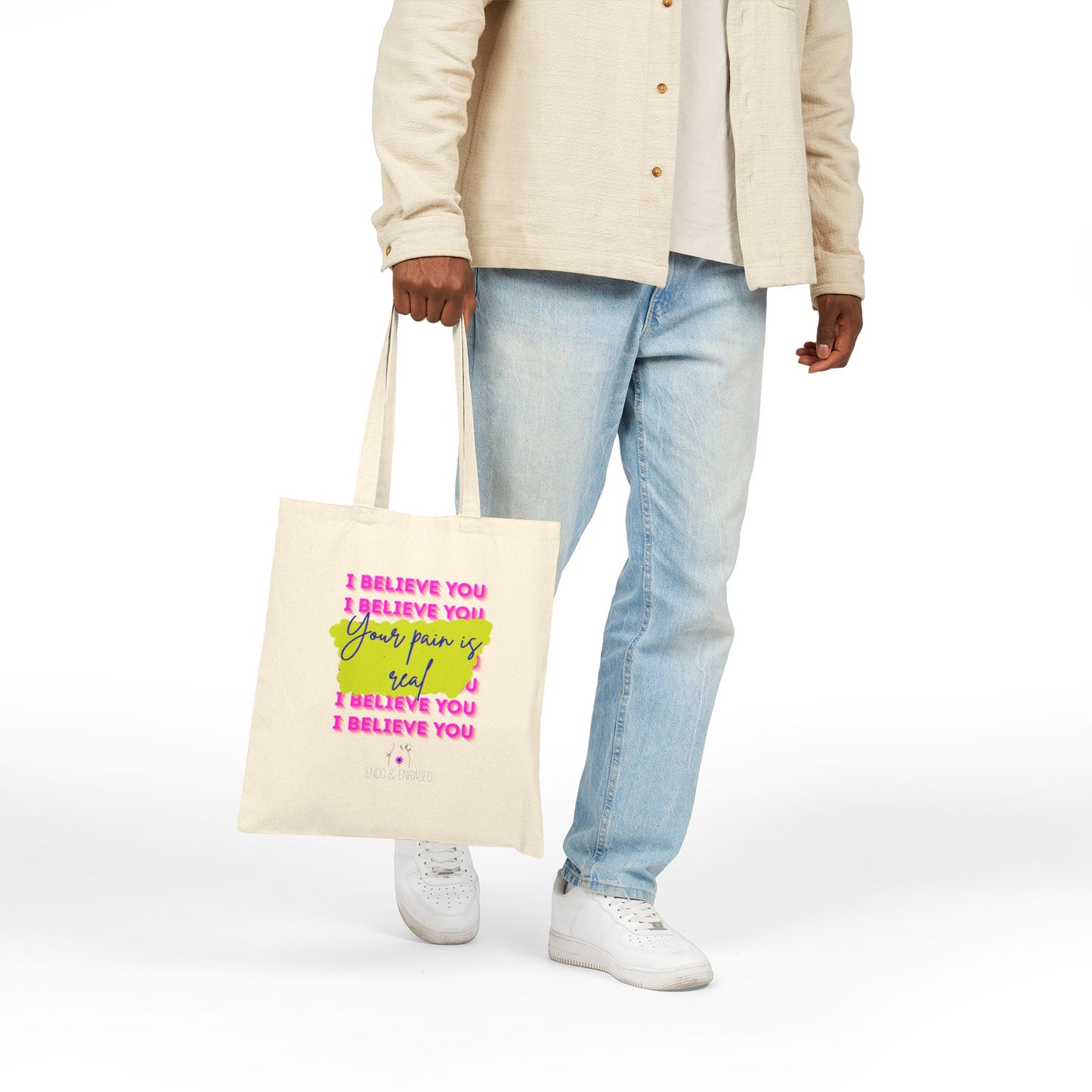 Cotton Canvas Tote Bag