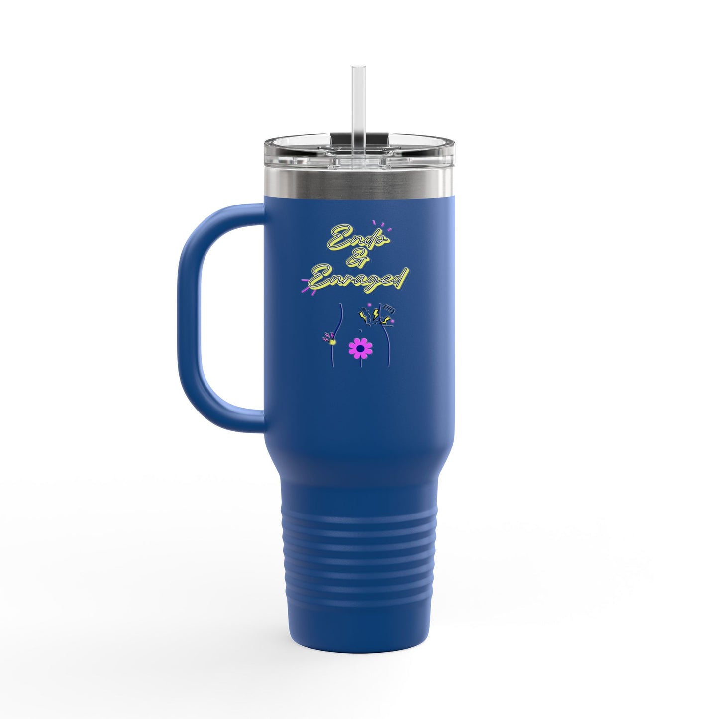 Witch These Cramps Are Brew-tal Tumbler – Funny Halloween Witch Travel Mug | Endo Awareness Gift for Women