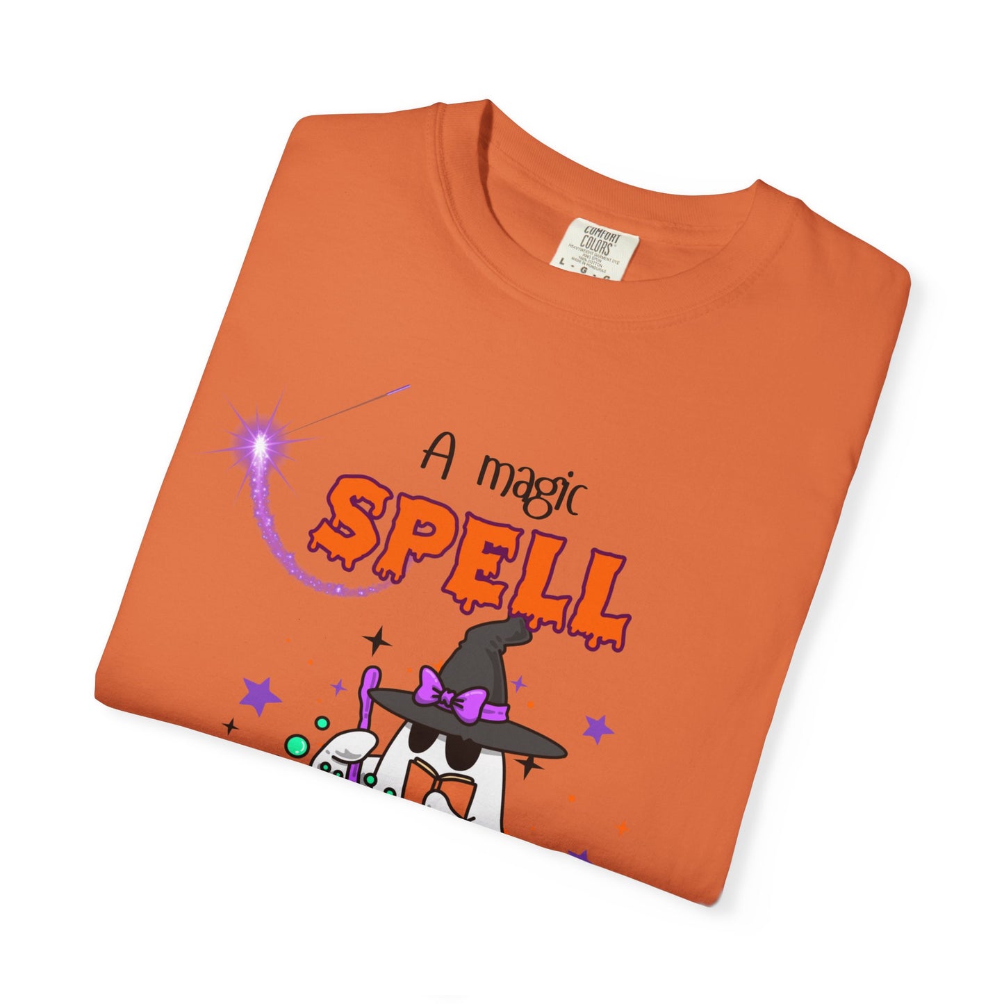 Magic Spell T-Shirt, Funny Halloween Tee, Unisex Witch Shirt, Gift for Her, Spooky Vibes, Casual Wear