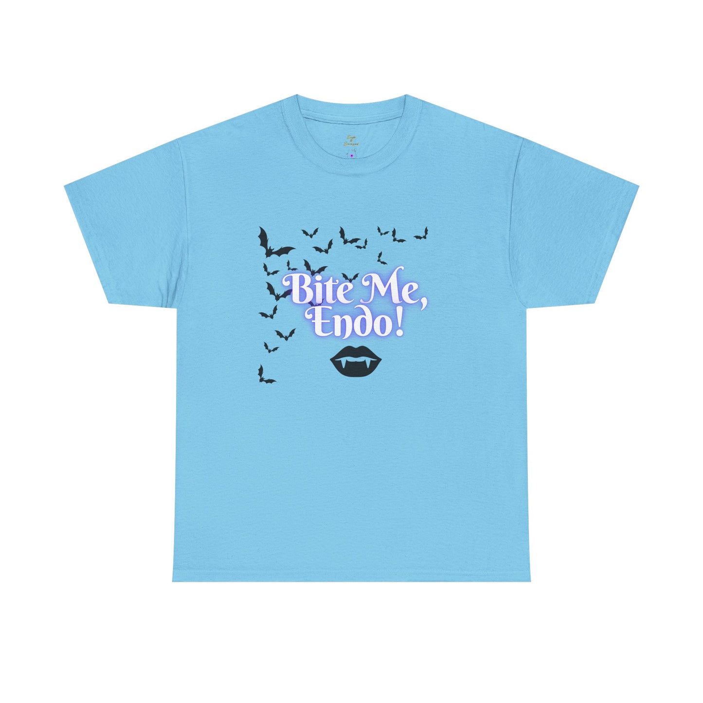 Funky Halloween Tee - "Bite Me, Undo!" Unisex Heavy Cotton T-Shirt, Spooky Apparel, Fall Fashion, Halloween Costume