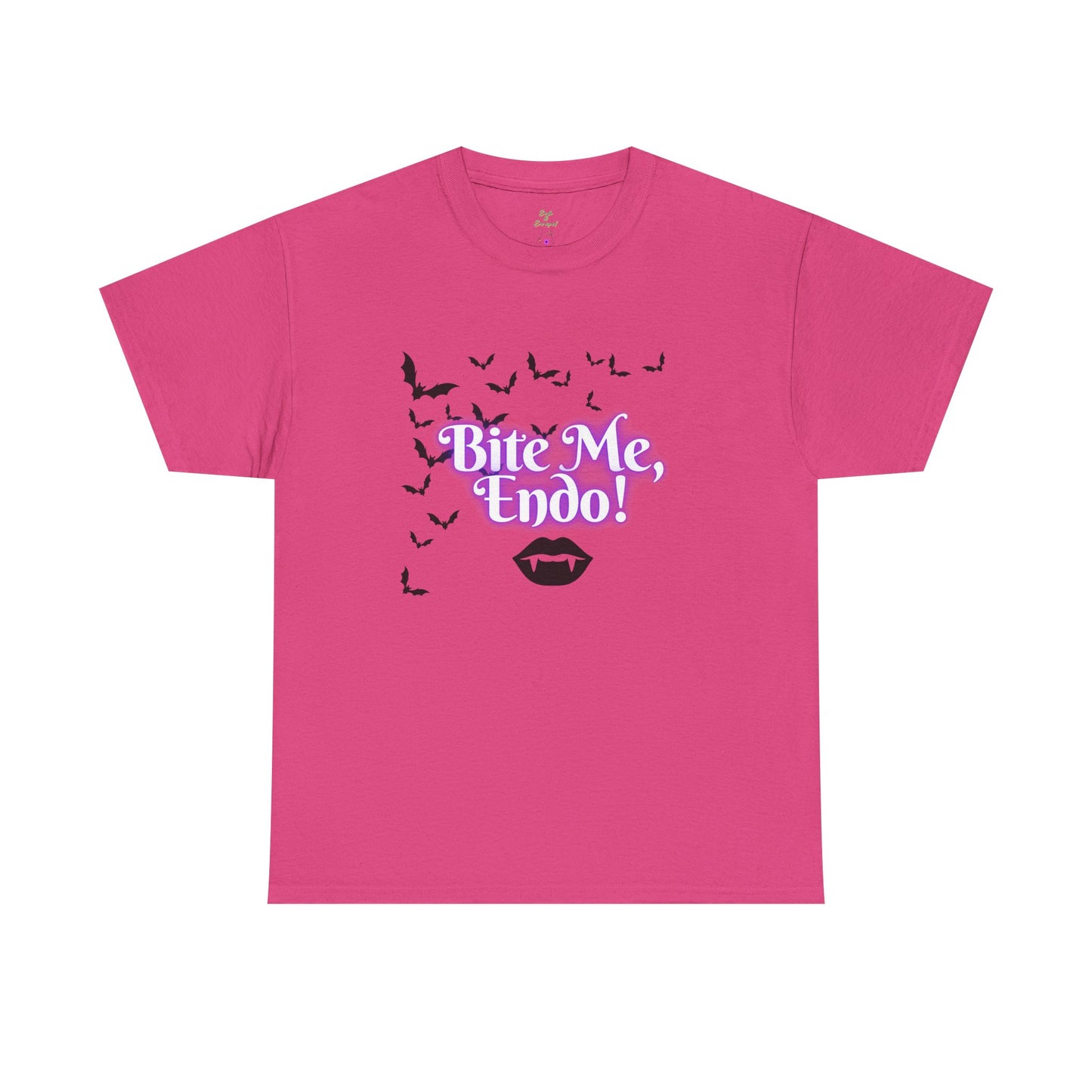 Funky Halloween Tee - "Bite Me, Undo!" Unisex Heavy Cotton T-Shirt, Spooky Apparel, Fall Fashion, Halloween Costume
