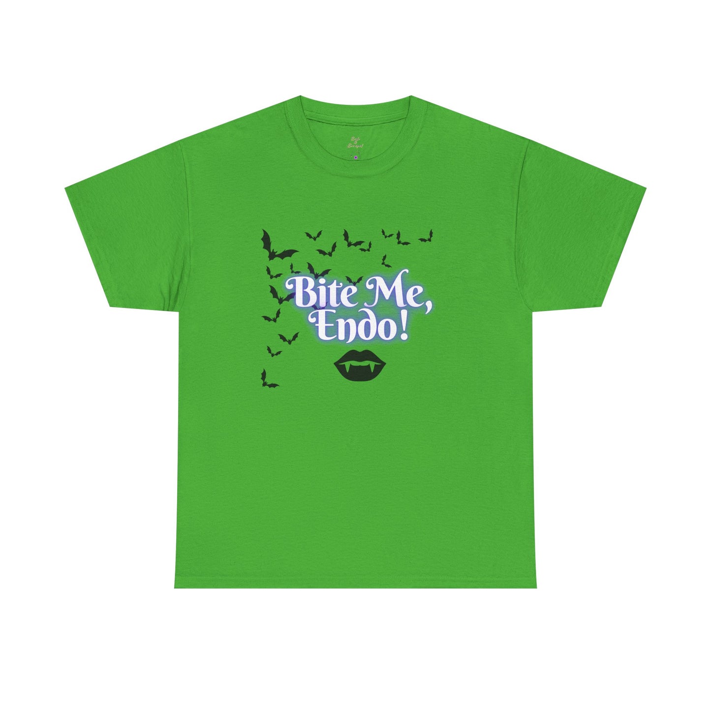 Funky Halloween Tee - "Bite Me, Undo!" Unisex Heavy Cotton T-Shirt, Spooky Apparel, Fall Fashion, Halloween Costume