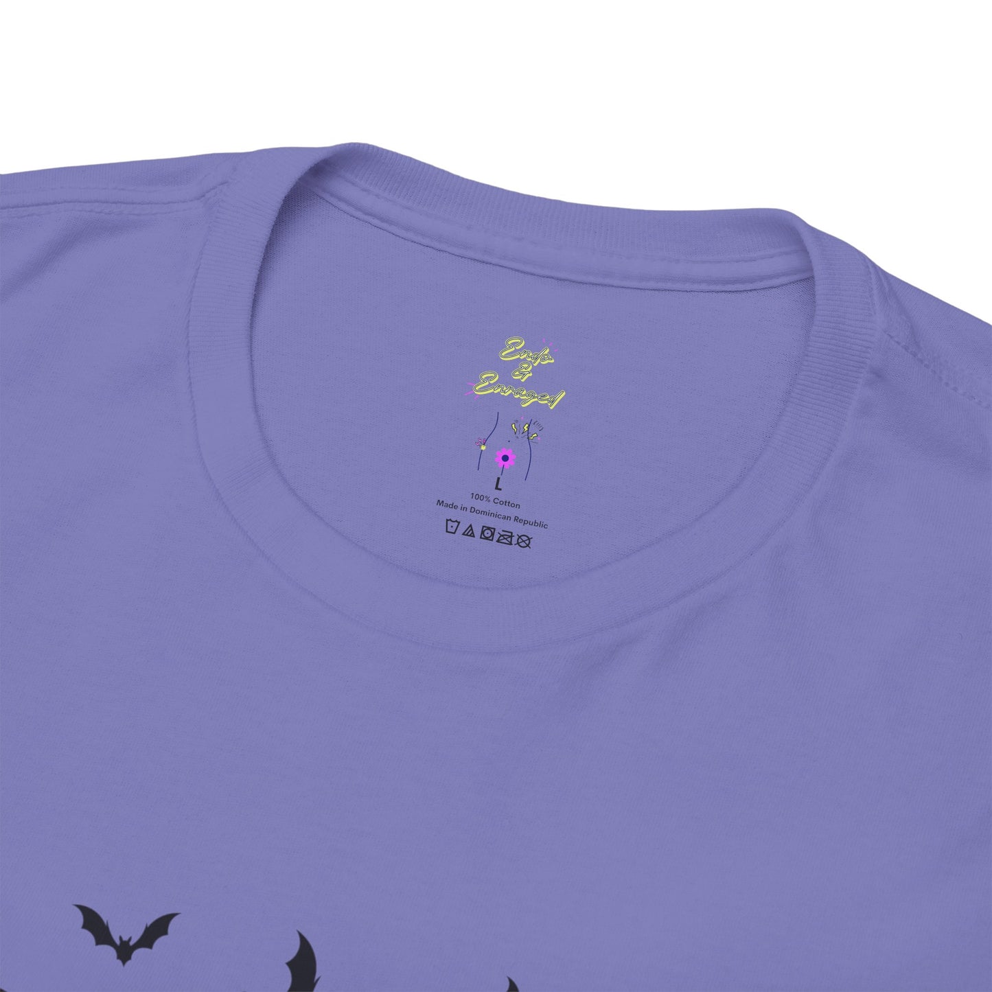 Funky Halloween Tee - "Bite Me, Undo!" Unisex Heavy Cotton T-Shirt, Spooky Apparel, Fall Fashion, Halloween Costume