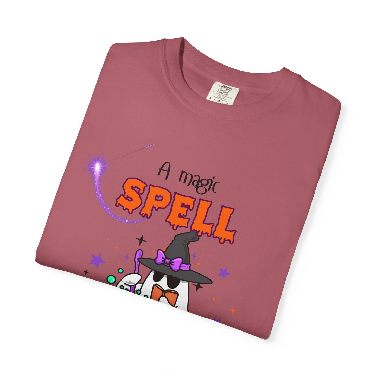 Magic Spell T-Shirt, Funny Halloween Tee, Unisex Witch Shirt, Gift for Her, Spooky Vibes, Casual Wear
