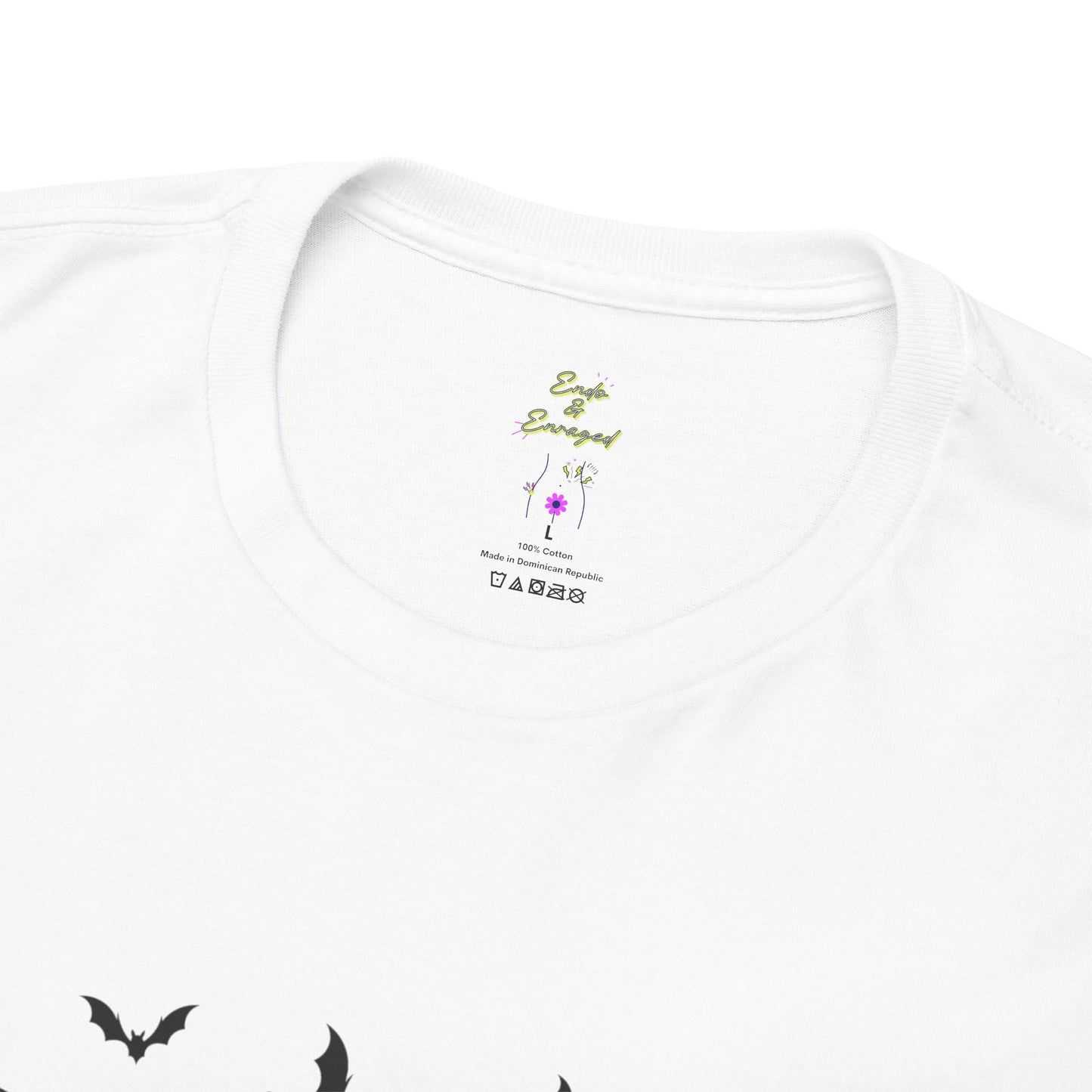Funky Halloween Tee - "Bite Me, Undo!" Unisex Heavy Cotton T-Shirt, Spooky Apparel, Fall Fashion, Halloween Costume