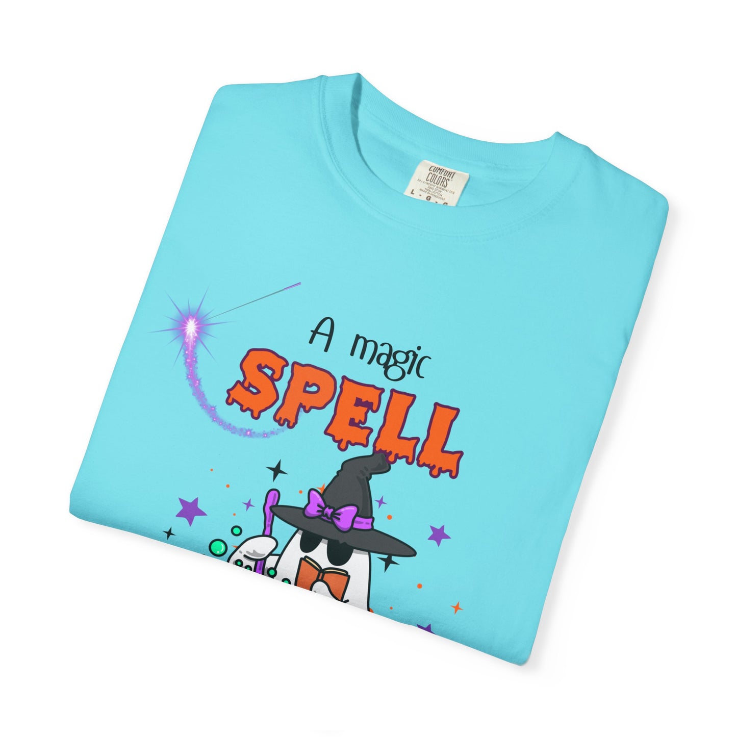 Magic Spell T-Shirt, Funny Halloween Tee, Unisex Witch Shirt, Gift for Her, Spooky Vibes, Casual Wear