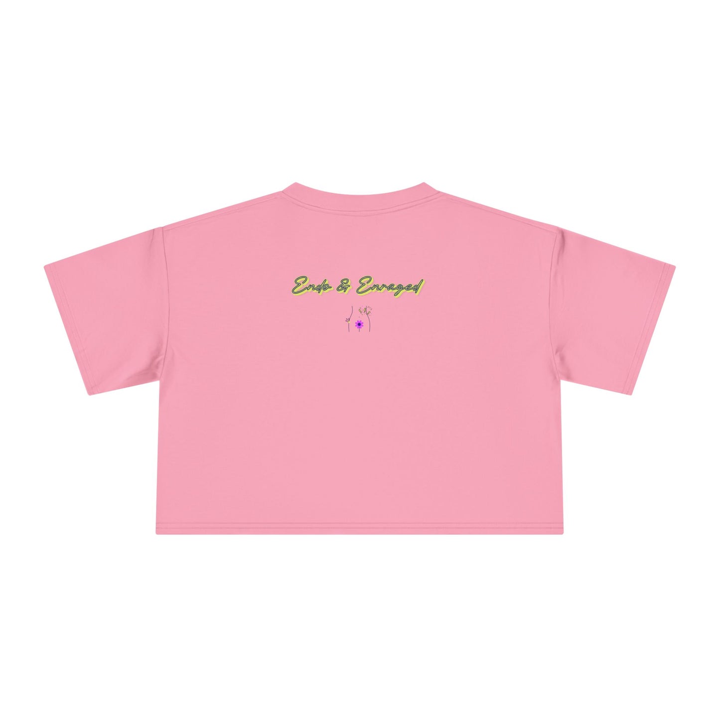 Endo Humor Cropped T-Shirt β Witch These Cramps Are Brew-tal! Funny Period Awareness Tee for Women