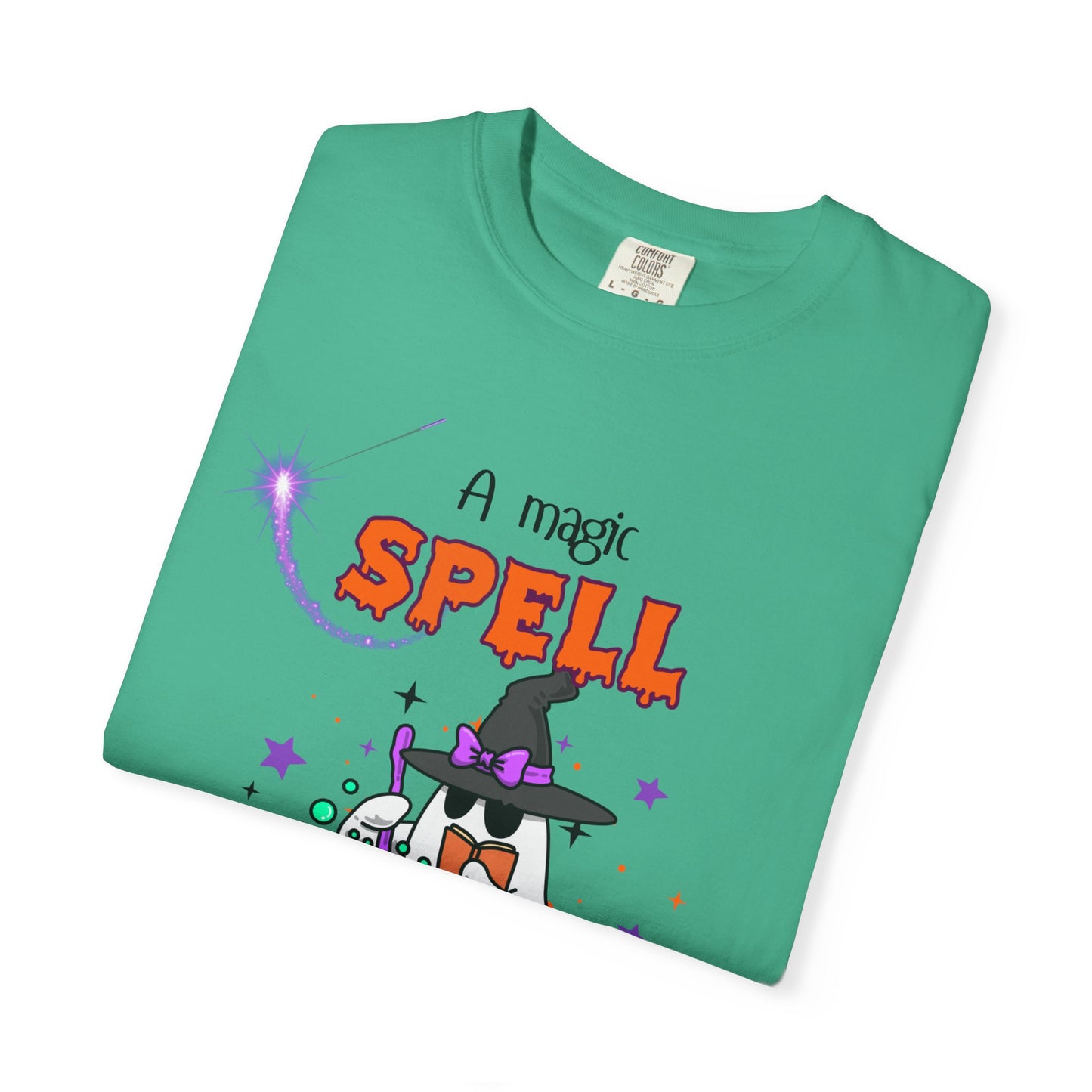 Magic Spell T-Shirt, Funny Halloween Tee, Unisex Witch Shirt, Gift for Her, Spooky Vibes, Casual Wear