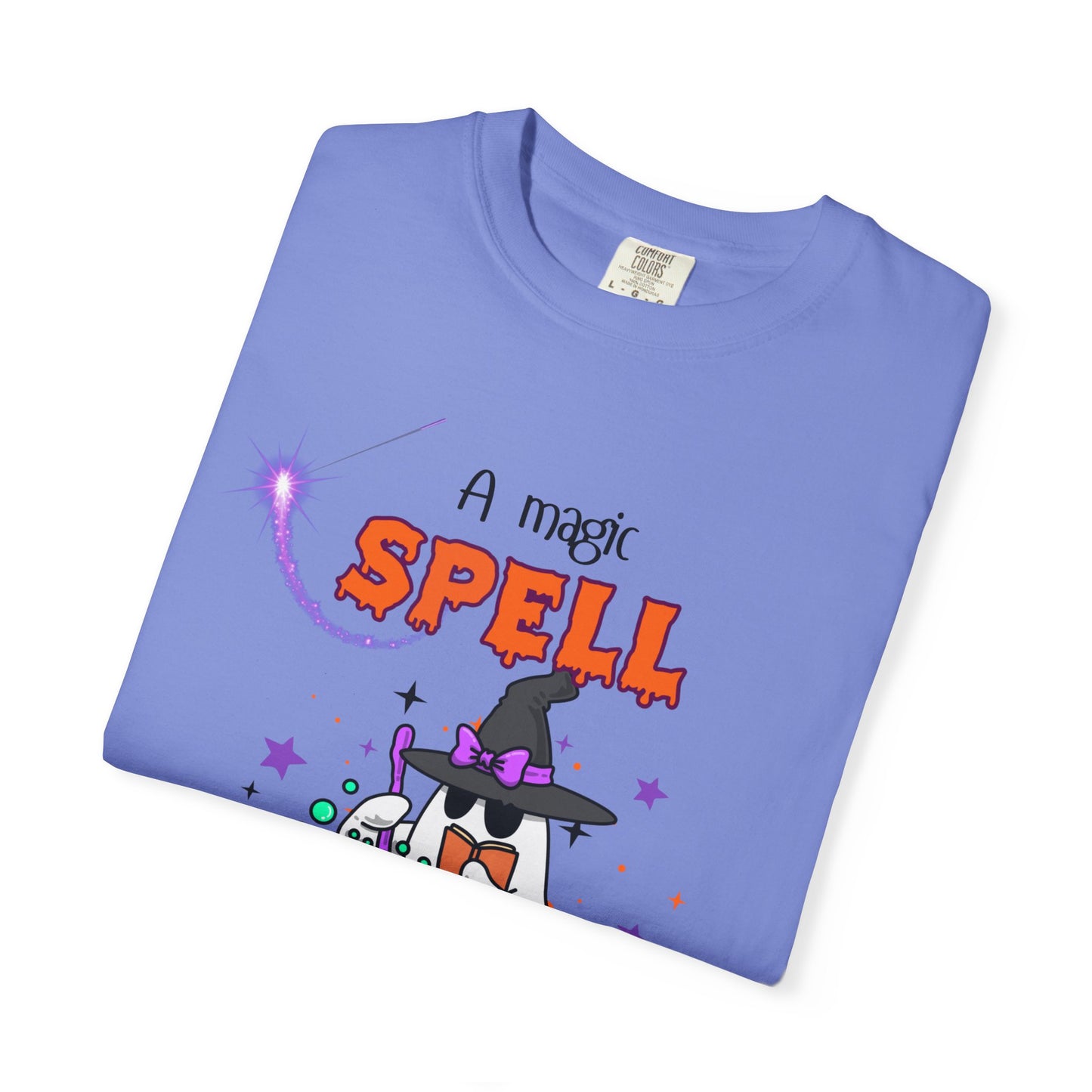 Magic Spell T-Shirt, Funny Halloween Tee, Unisex Witch Shirt, Gift for Her, Spooky Vibes, Casual Wear