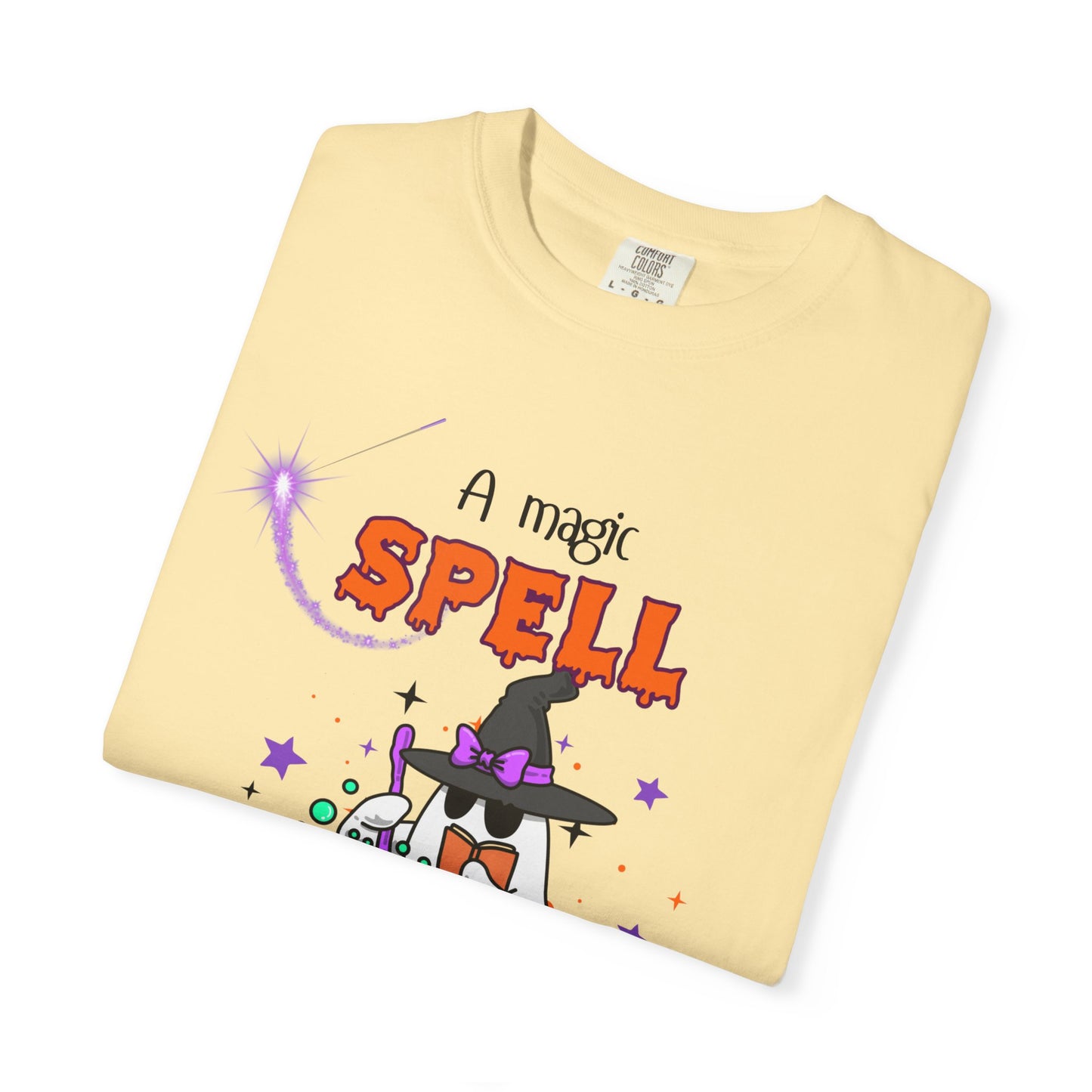 Magic Spell T-Shirt, Funny Halloween Tee, Unisex Witch Shirt, Gift for Her, Spooky Vibes, Casual Wear