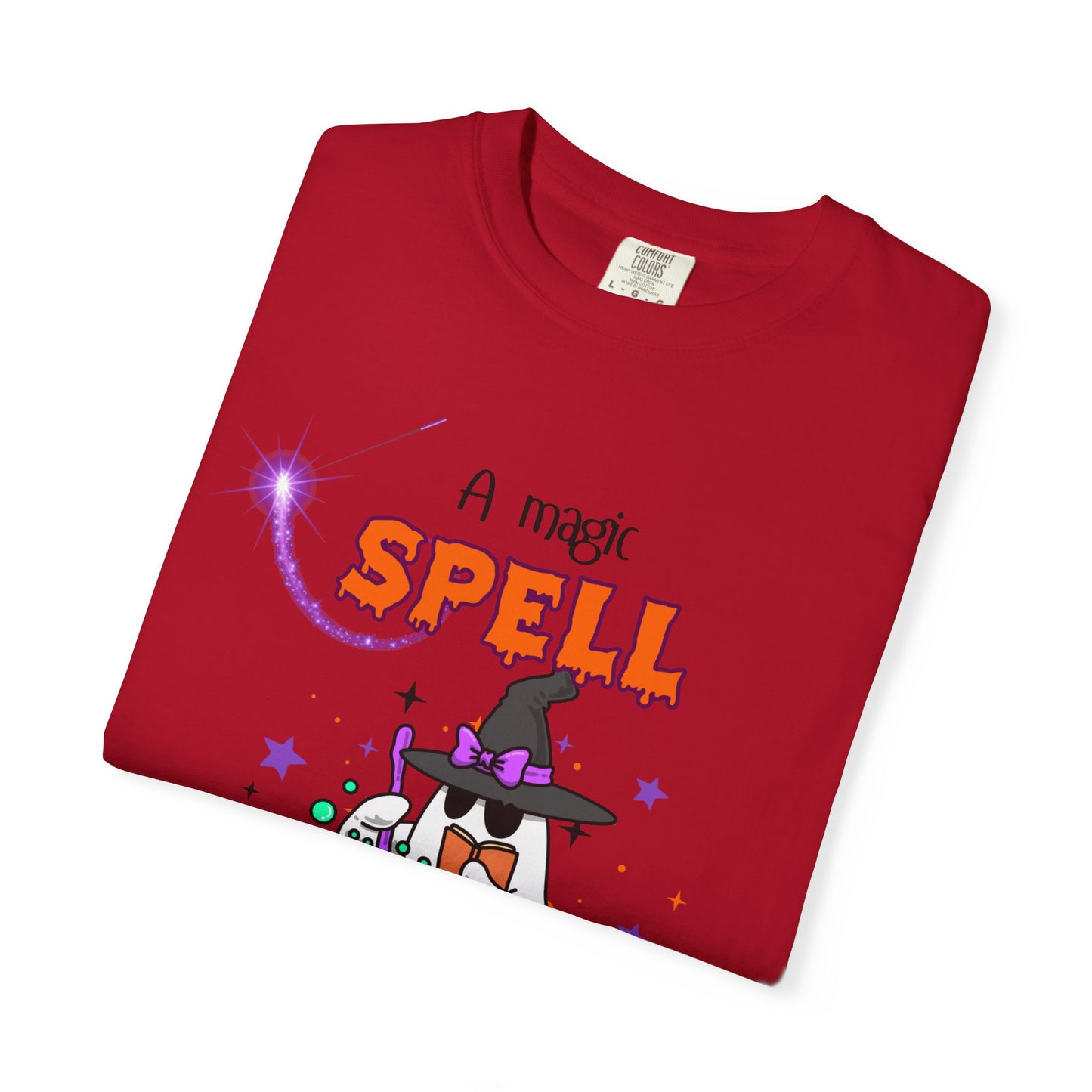 Magic Spell T-Shirt, Funny Halloween Tee, Unisex Witch Shirt, Gift for Her, Spooky Vibes, Casual Wear