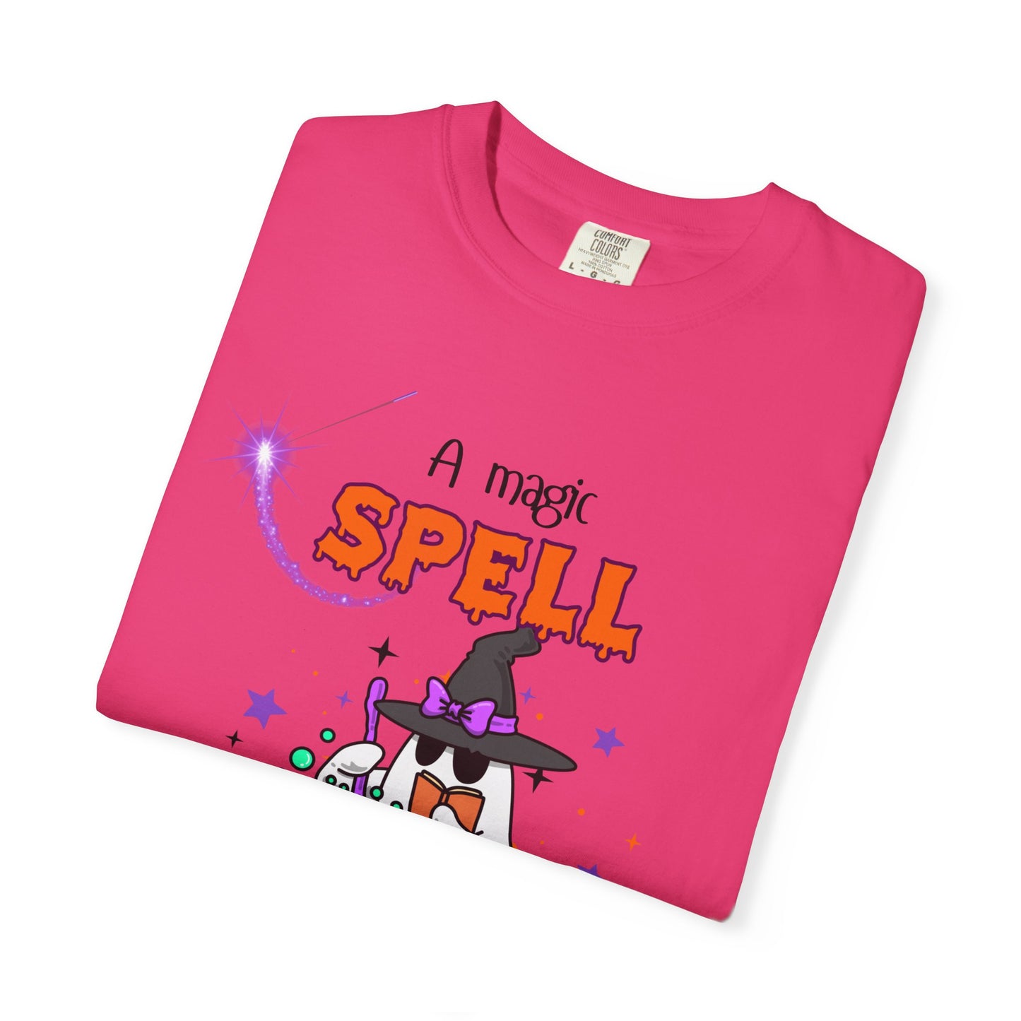 Magic Spell T-Shirt, Funny Halloween Tee, Unisex Witch Shirt, Gift for Her, Spooky Vibes, Casual Wear