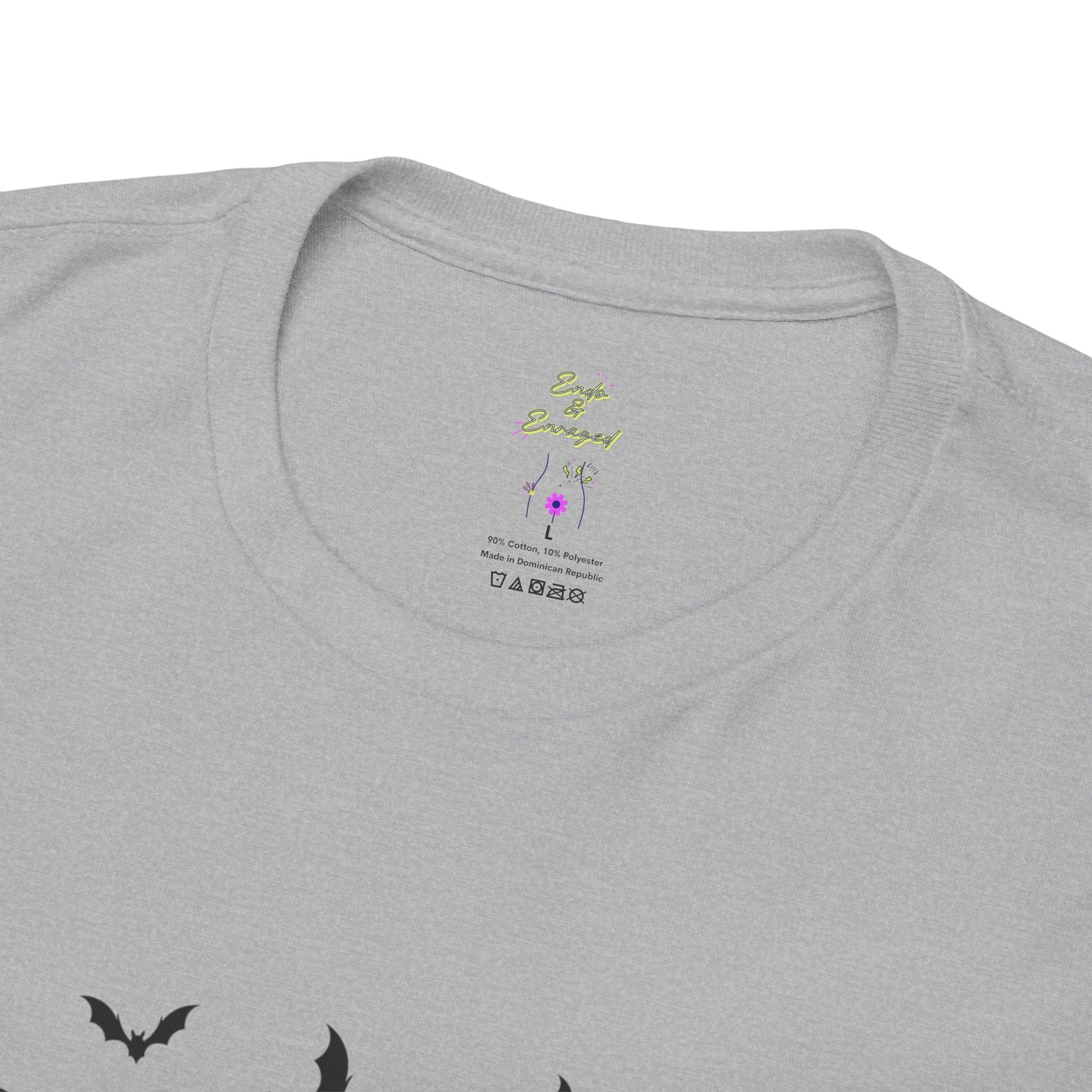 Funky Halloween Tee - "Bite Me, Undo!" Unisex Heavy Cotton T-Shirt, Spooky Apparel, Fall Fashion, Halloween Costume