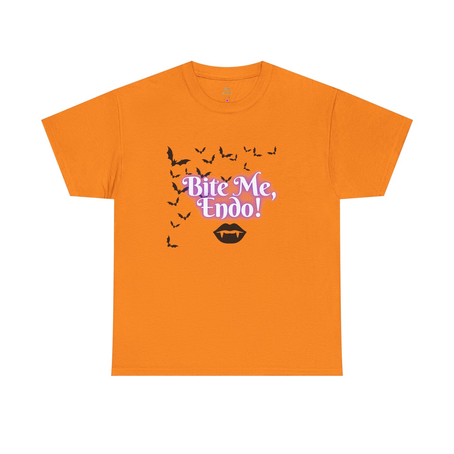 Funky Halloween Tee - "Bite Me, Undo!" Unisex Heavy Cotton T-Shirt, Spooky Apparel, Fall Fashion, Halloween Costume