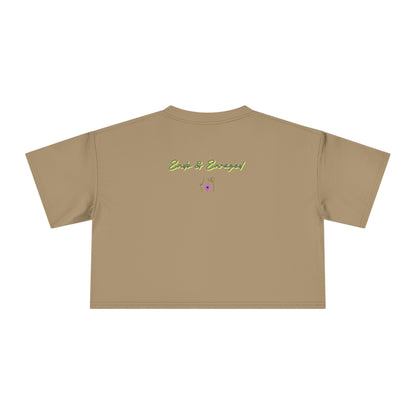 Endo Humor Cropped T-Shirt – Witch These Cramps Are Brew-tal! Funny Period Awareness Tee for Women