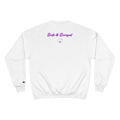 I’m just a girl with Endo belly. Champion Sweatshirt, cute Endo humor
