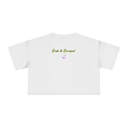 Endo Humor Cropped T-Shirt – Witch These Cramps Are Brew-tal! Funny Period Awareness Tee for Women