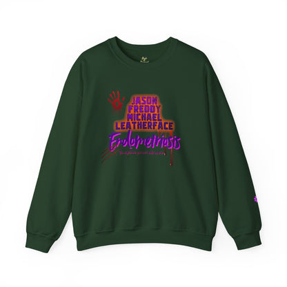 Endometriosis Horror Movie Sweatshirt | Halloween Crewneck | Endometriosis Awareness | Cozy Crew Sweater, Spooky Season
