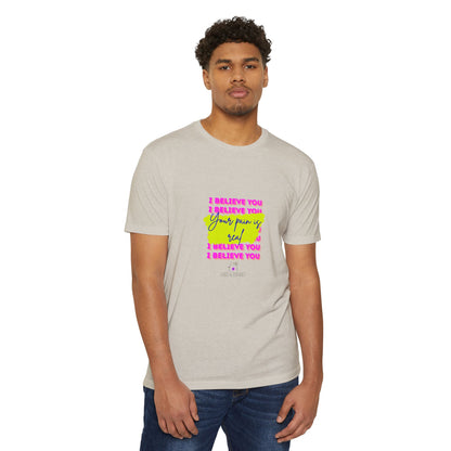 Chronic illness support - Unisex Jersey T-shirt - endometriosis awareness