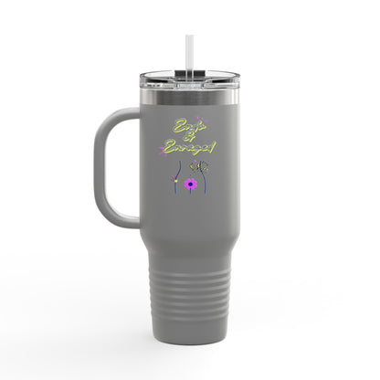 Witch These Cramps Are Brew-tal Tumbler – Funny Halloween Witch Travel Mug | Endo Awareness Gift for Women