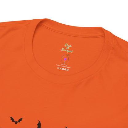 Funky Halloween Tee - "Bite Me, Undo!" Unisex Heavy Cotton T-Shirt, Spooky Apparel, Fall Fashion, Halloween Costume