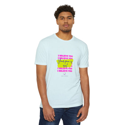 Chronic illness support - Unisex Jersey T-shirt - endometriosis awareness