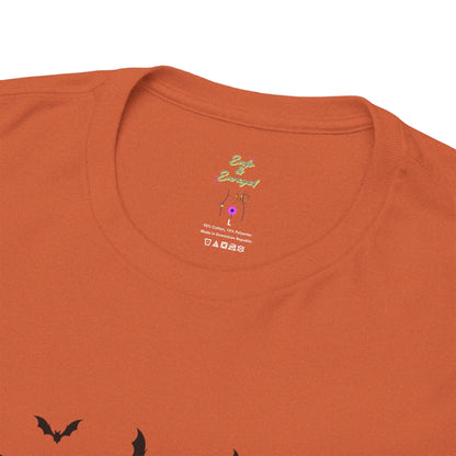 Funky Halloween Tee - "Bite Me, Undo!" Unisex Heavy Cotton T-Shirt, Spooky Apparel, Fall Fashion, Halloween Costume