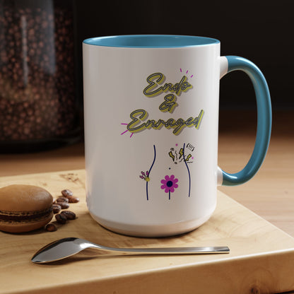 Cute Endometriosis humor coffee mug - laughing through the pain
