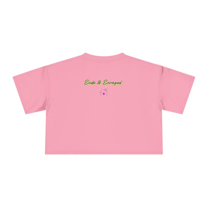 Endo Humor Cropped T-Shirt – Witch These Cramps Are Brew-tal! Funny Period Awareness Tee for Women