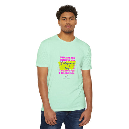 Chronic illness support - Unisex Jersey T-shirt - endometriosis awareness