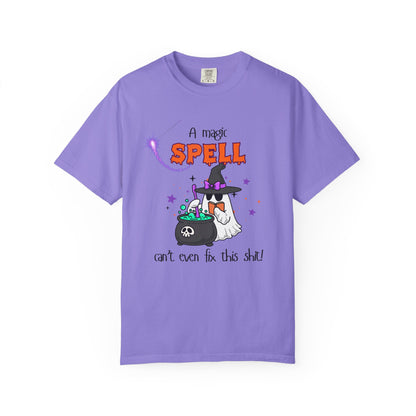 Magic Spell T-Shirt, Funny Halloween Tee, Unisex Witch Shirt, Gift for Her, Spooky Vibes, Casual Wear