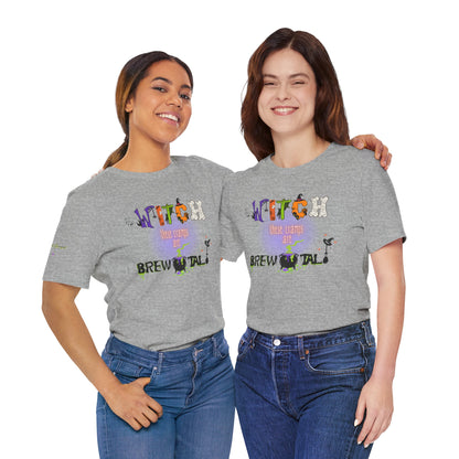 Endo Humor T-Shirt – Witch These Cramps Are Brew-tal! Funny Period Awareness Tee for Women”