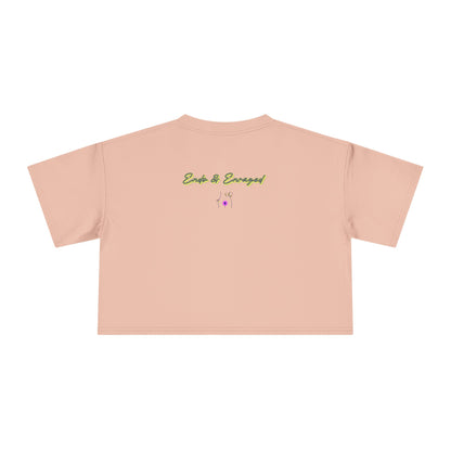 Endo Humor Cropped T-Shirt – Witch These Cramps Are Brew-tal! Funny Period Awareness Tee for Women