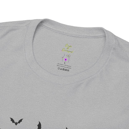 Funky Halloween Tee - "Bite Me, Undo!" Unisex Heavy Cotton T-Shirt, Spooky Apparel, Fall Fashion, Halloween Costume
